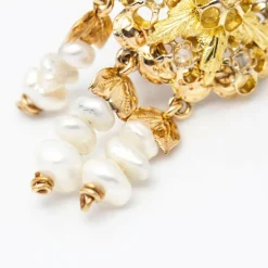 Boucles d'oreilles originales KESHI 1900 avec Diamants