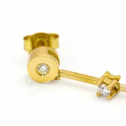 Boucles d'oreilles PAPARADSHA or jaune