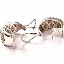 BOUCLES D'OREILLES PAVAGE DIAMANTS