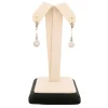 Boucles d'oreilles pendantes en diamant