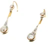 Boucles d'oreilles pendantes en diamant