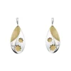 Boucles d'oreilles pendantes fleurettes