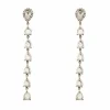 Boucles d'oreilles pendantes en diamant