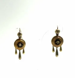 Boucles d'oreilles pendantes austro-hongroises