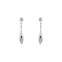 Boucles d'oreilles pendantes avec diamants