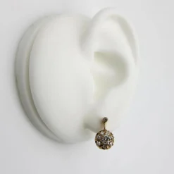 Boucles d'oreilles pendantes à fleurs