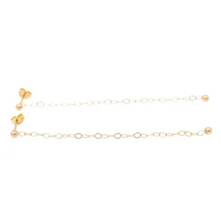 Boucles d'oreilles Pendantes Or rose