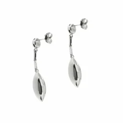Boucles d'oreilles pendantes avec diamants