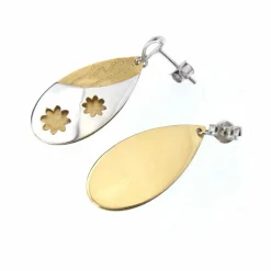 Boucles d'oreilles pendantes fleurettes
