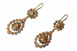 Boucles d'oreilles pendantes diamant