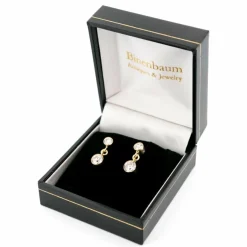 Boucles d'oreilles pendantes en diamant