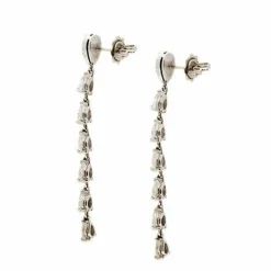 Boucles d'oreilles pendantes en diamant