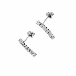 Boucles d'oreilles pendantes en diamant