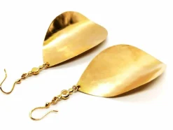 Boucles d'oreilles Pendantes Or jaune
