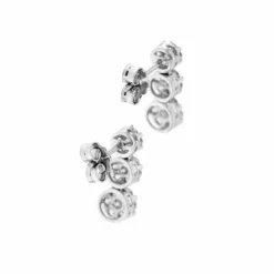 Boucles d'oreilles pendantes diamants