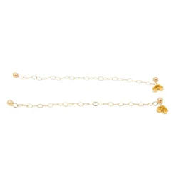 Boucles d'oreilles Pendantes Or rose