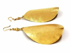 Boucles d'oreilles Pendantes Or jaune