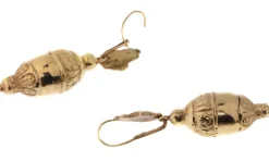 Boucles d'oreilles pendantes en or
