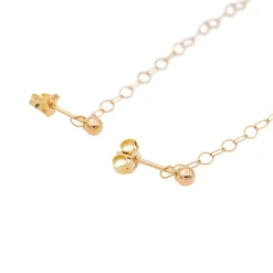 Boucles d'oreilles Pendantes Or rose
