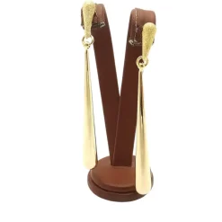Boucles d'oreilles pendants en or jaune