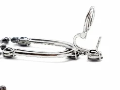 Boucles d'oreilles Pendants Or blanc Diamant