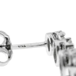 Boucles d'oreilles pendantes diamants