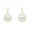 Boucles d'oreilles Perle Or rose Perle