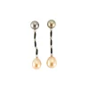 Boucles d'oreilles perles des Mers du Sud et Tahiti