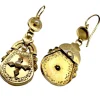 Boucles d’oreilles perles fines Napoléon III