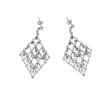 Boucles d’oreilles platine diamants perles