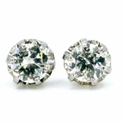 Boucles d'oreilles Platine Diamant