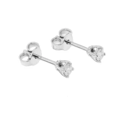 Boucles d'oreilles point lumineux avec diamants 0,20 ct