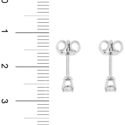 Boucles d'oreilles point lumineux avec diamants 0,20 ct