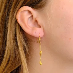 Boucles d'oreilles Pépites d'or