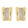 Boucles d'oreilles Puces Or jaune Diamant