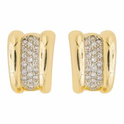 Boucles d'oreilles Puces Or jaune Diamant