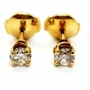 Boucles d'oreilles Puces Or jaune Diamant