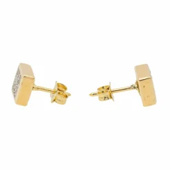 Boucles d'oreilles Puces Or rose Diamant