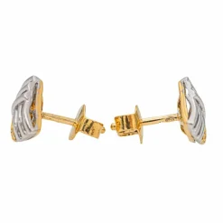 Boucles d'oreilles Puces Or blanc Diamant