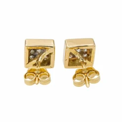 Boucles d'oreilles Puces Or rose Diamant