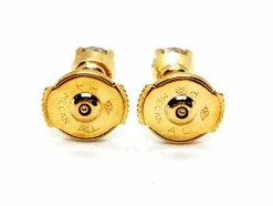 Boucles d'oreilles Puces Or jaune Diamant