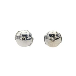 Boucles d'oreilles Puces Or blanc Diamant
