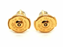 Boucles d'oreilles Puces Or jaune Diamant