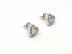 boucles d'oreilles salvini en or blanc et diamants