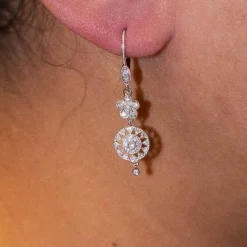 Boucles d'oreilles SUNNY Or blanc Diamants
