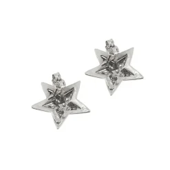 Boucles d'oreilles étoile diamant