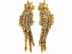 Boucles d'oreilles étoile Or jaune Diamant