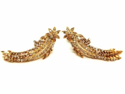 Boucles d'oreilles étoile Or jaune Diamant