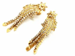Boucles d'oreilles étoile Or jaune Diamant