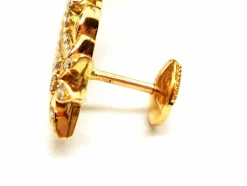 Boucles d'oreilles étoile Or jaune Diamant